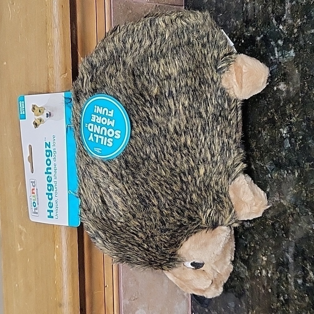 OUTWARD Hound Hedgehogz Sound Biterz Unique Round Shaped Large Dog Toy Plush